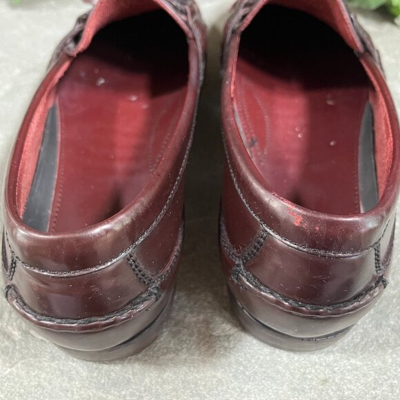 Marmocs Men\'s Size 10M Oxblood Tassel Loafers Leather Slip On Dress Shoes Mexico main image 3